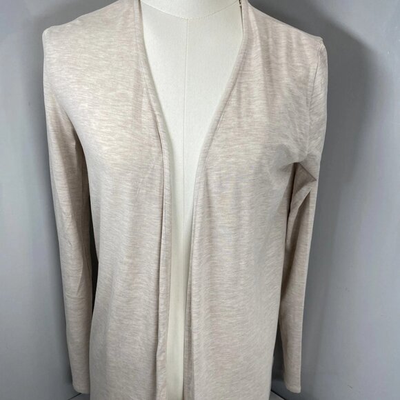 Majestic Filatures Women’s Soft Touch Open Cardigan – Ecru – Size M - Picture 1 of 9
